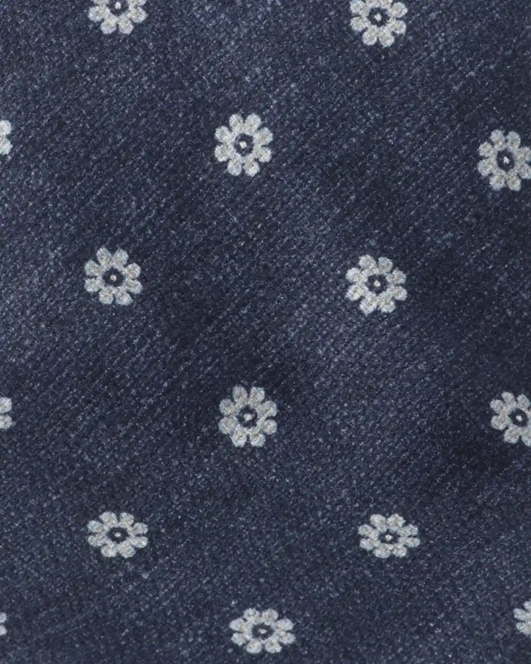CORBATA DE SEDA AZUL CON FLORES FULHAM
