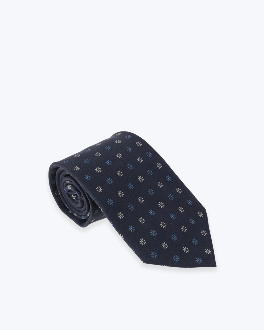CORBATA DE SEDA AZUL ESTAMPADA FULHAM