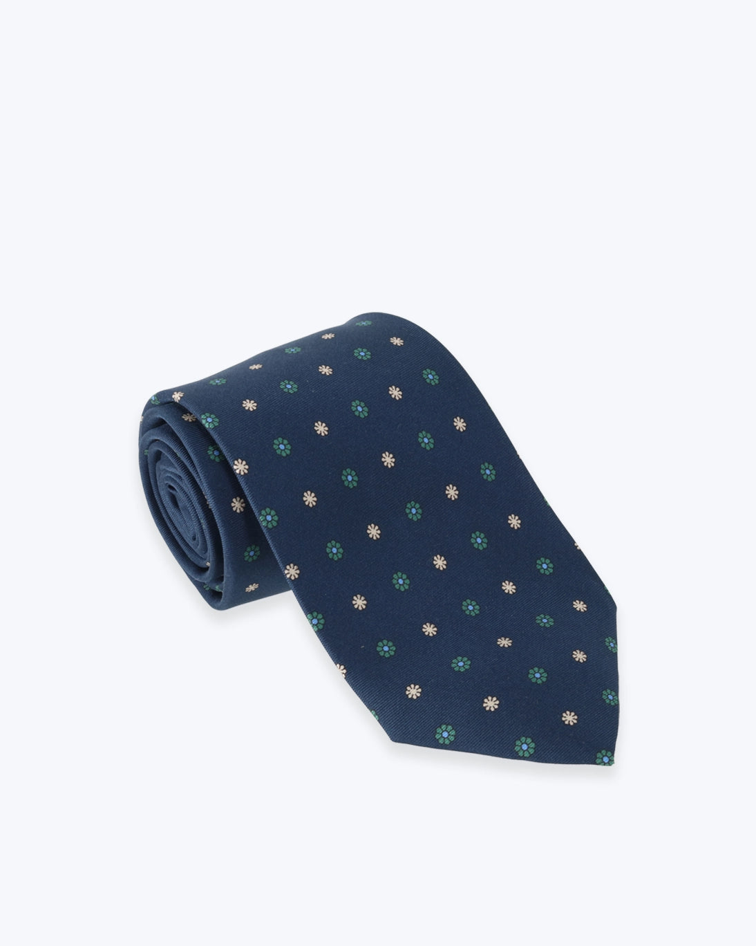 CORBATA DE SEDA AZUL ESTAMPADA FULHAM