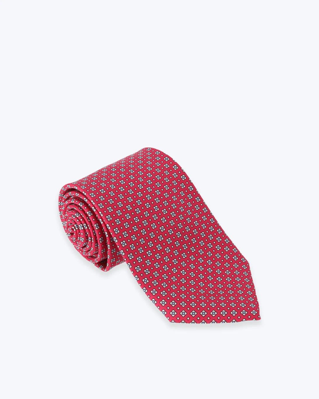 CORBATA DE SEDA ROJA ESTAMPADA FULHAM
