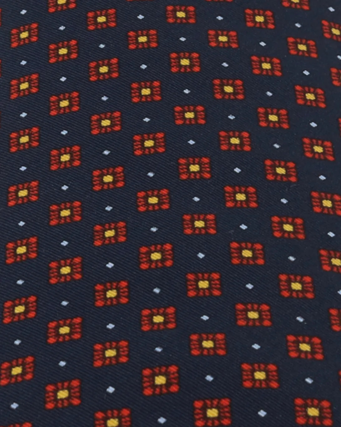 CORBATA ATKINSONS AZUL CON ESTAMPADO GEOMÉTRICO