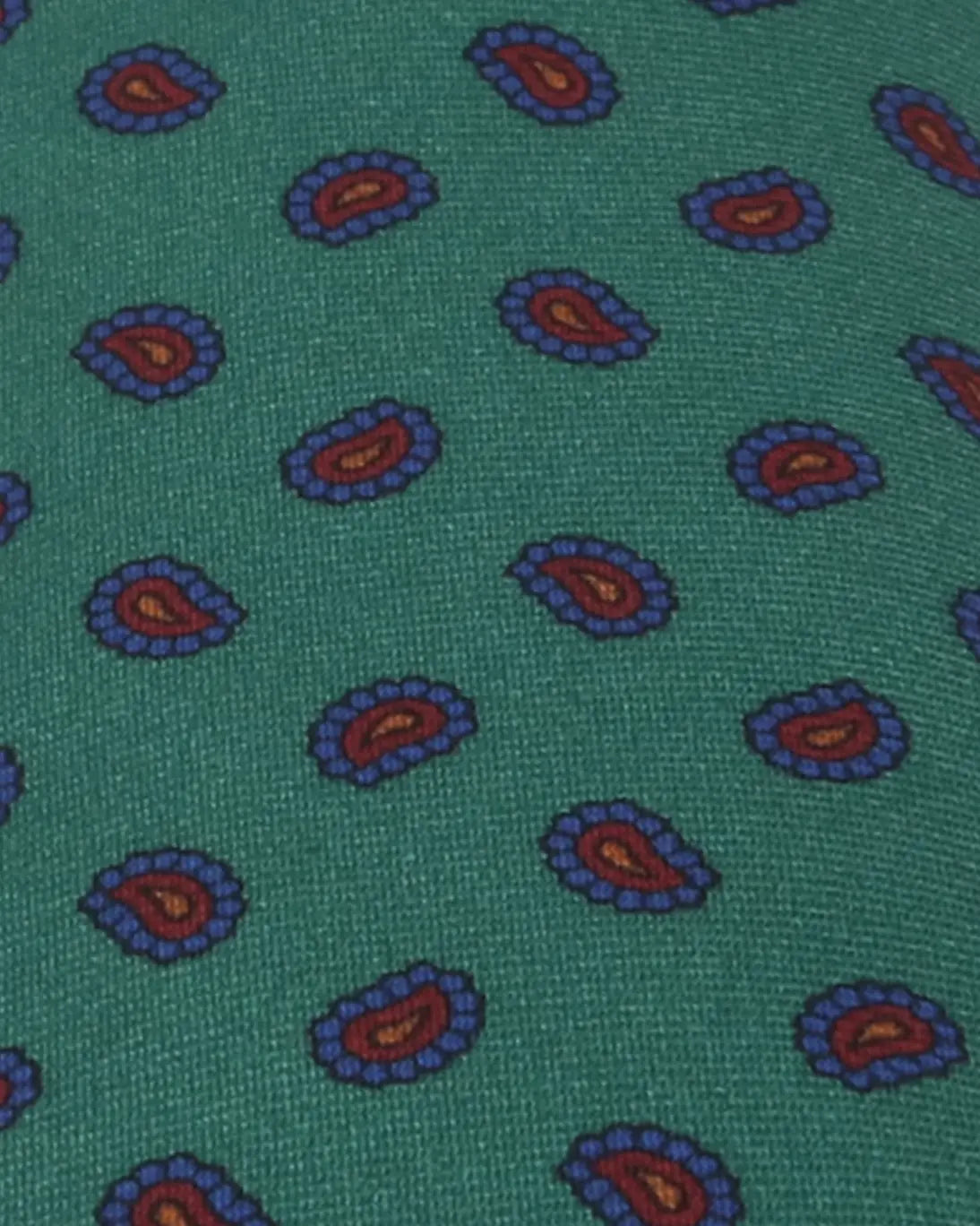 CORBATA ATKINSONS DE SEDA VERDE ESTAMPADA