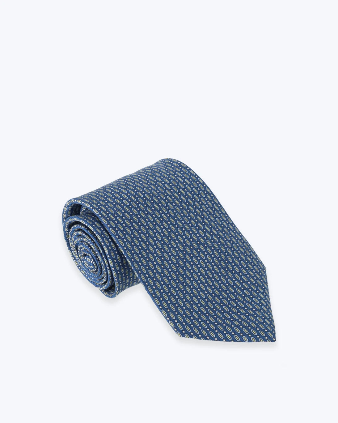 CORBATA DE SEDA AZUL ESTAMPADA FULHAM