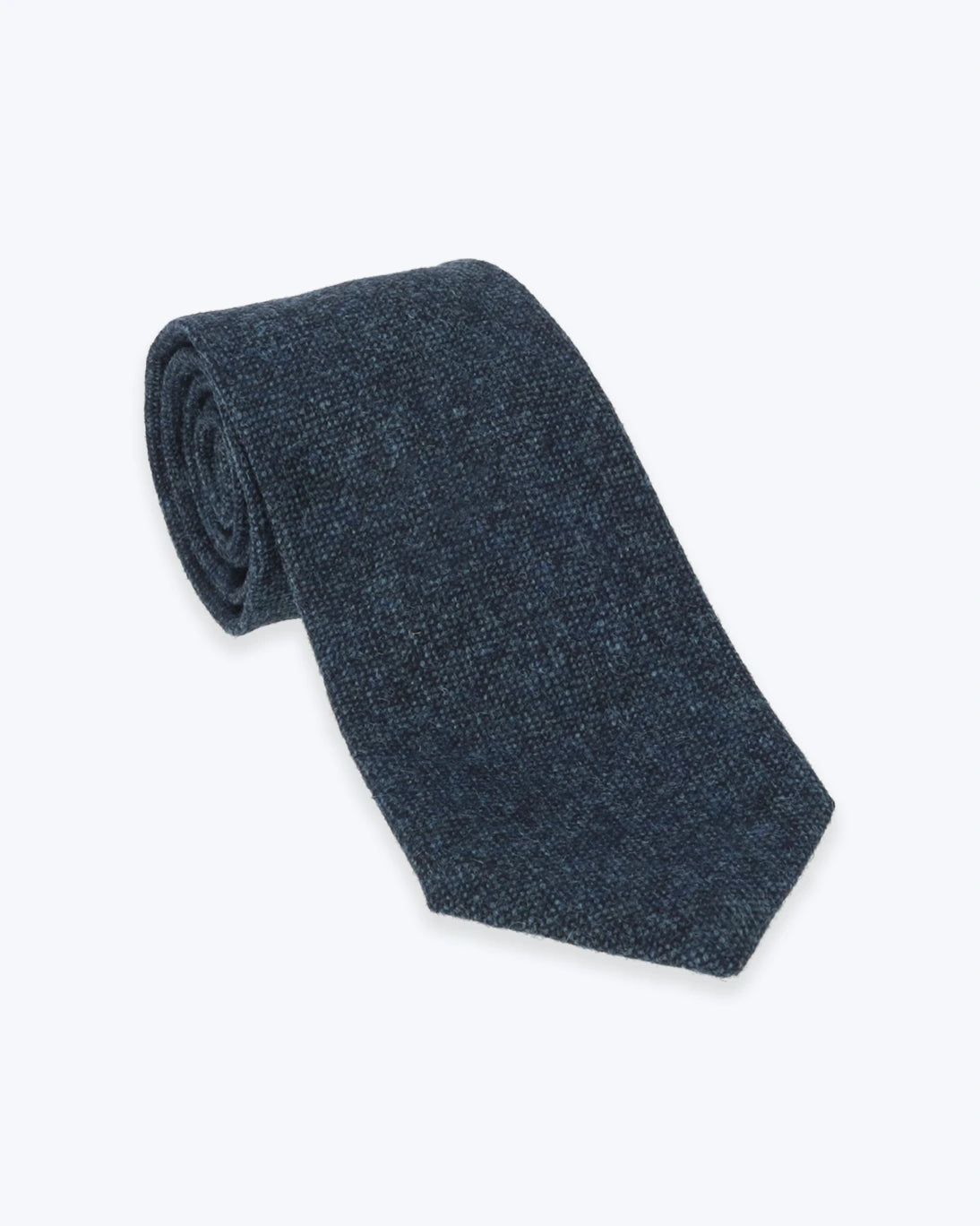 CORBATA ATKINSONS DE LANA AZUL OSCURO JASPEADA