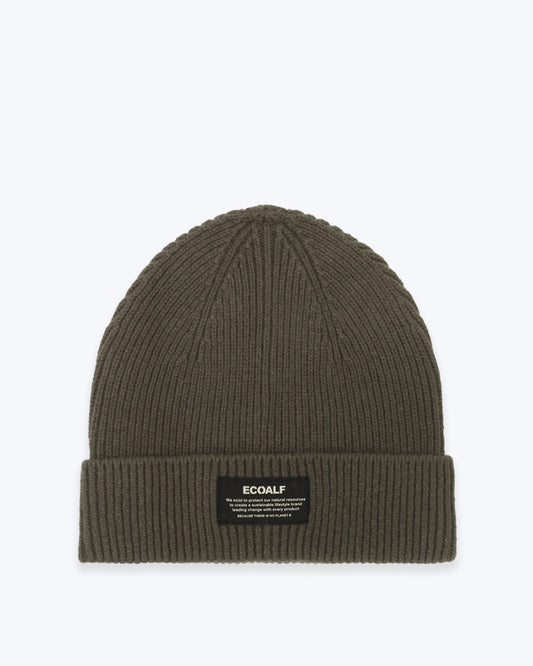GORRO VERDE DE LANA ECOALF