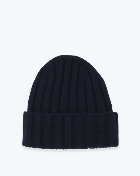 GORRO DE CASHMERE NAVY BL’KER