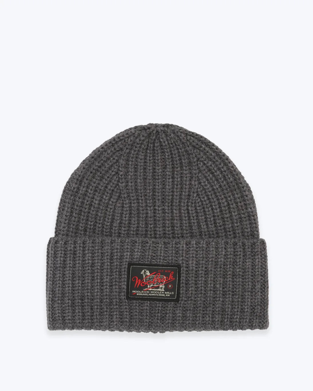 GORRO DE PUNTO GRIS WOOLRICH
