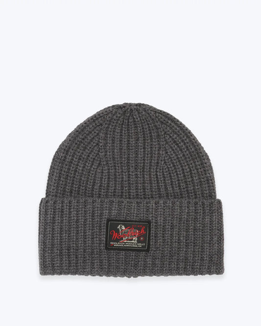 GORRO DE PUNTO GRIS WOOLRICH