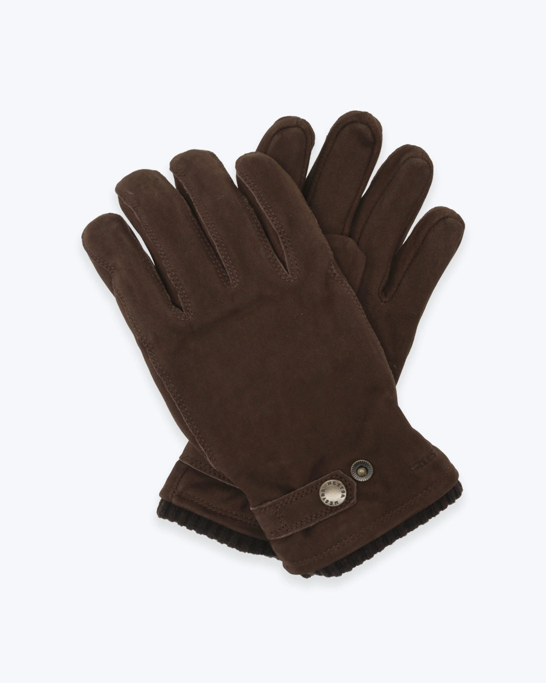 GUANTES DE PIEL MARRÓN HESTRA