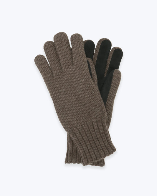 GUANTES DE ANTE Y CASHMERE MAZZOLENI