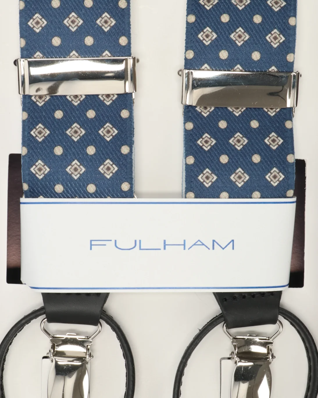 TIRANTES AZULES CON ESTAMPADO FULHAM