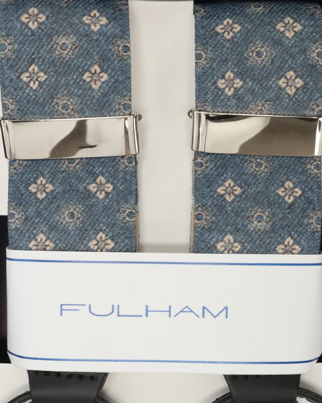 TIRANTES AZULES CON ESTAMPADO FULHAM
