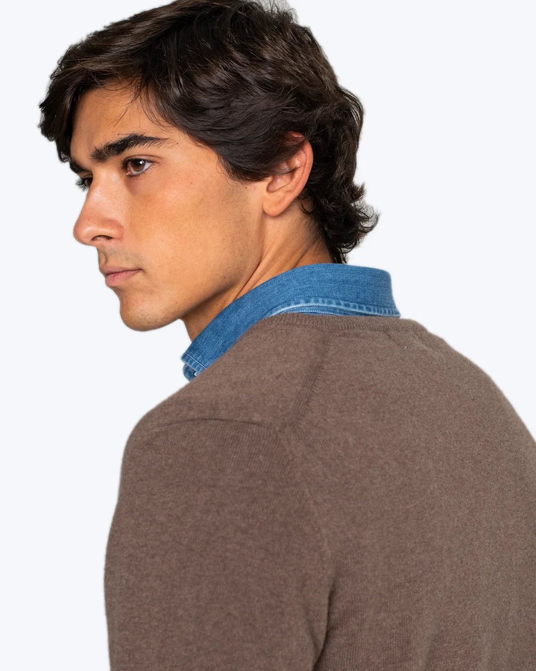 JERSEY DE PICO MARRÓN TWAY