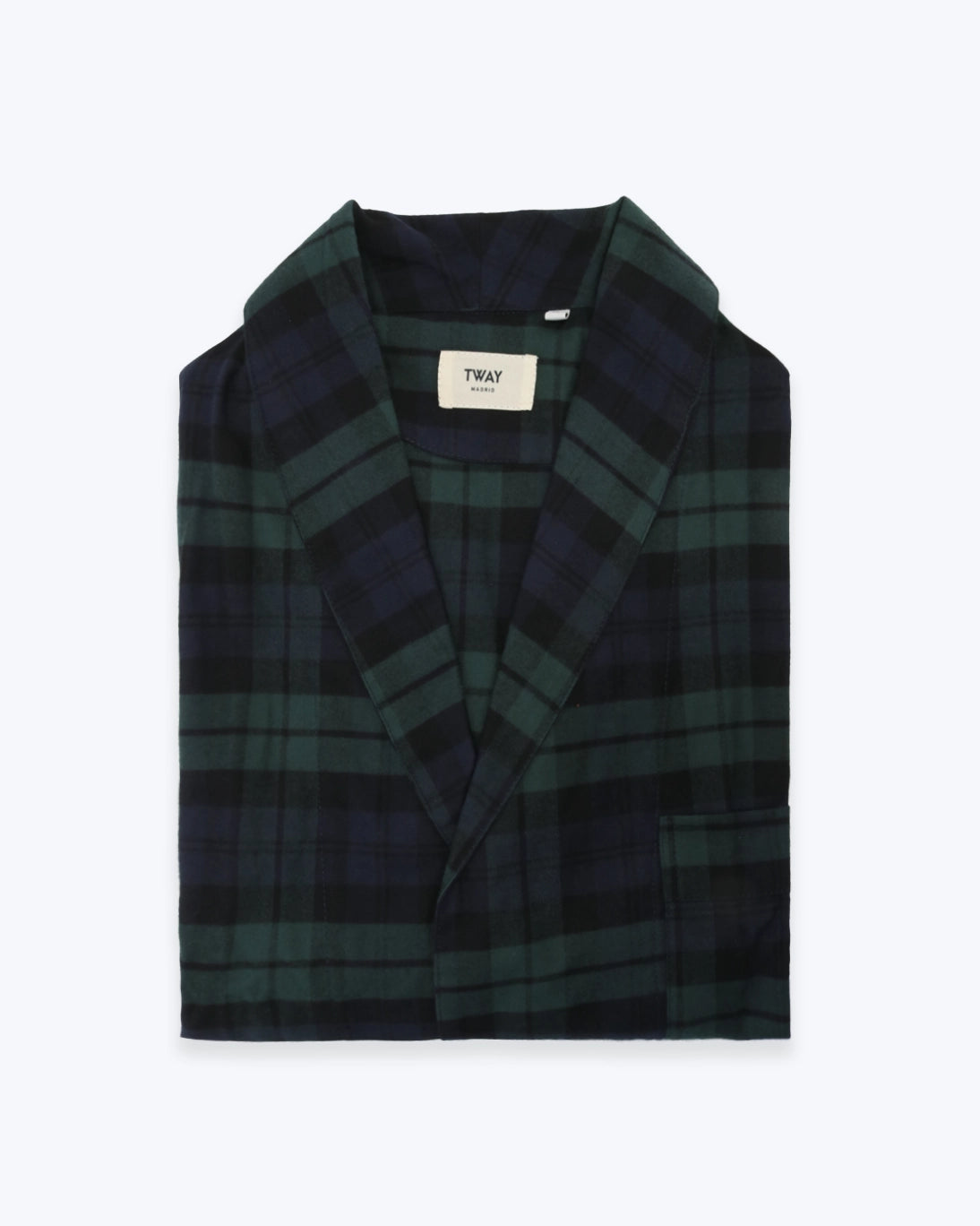 BATA ESCOCESA AZUL Y VERDE TWAY