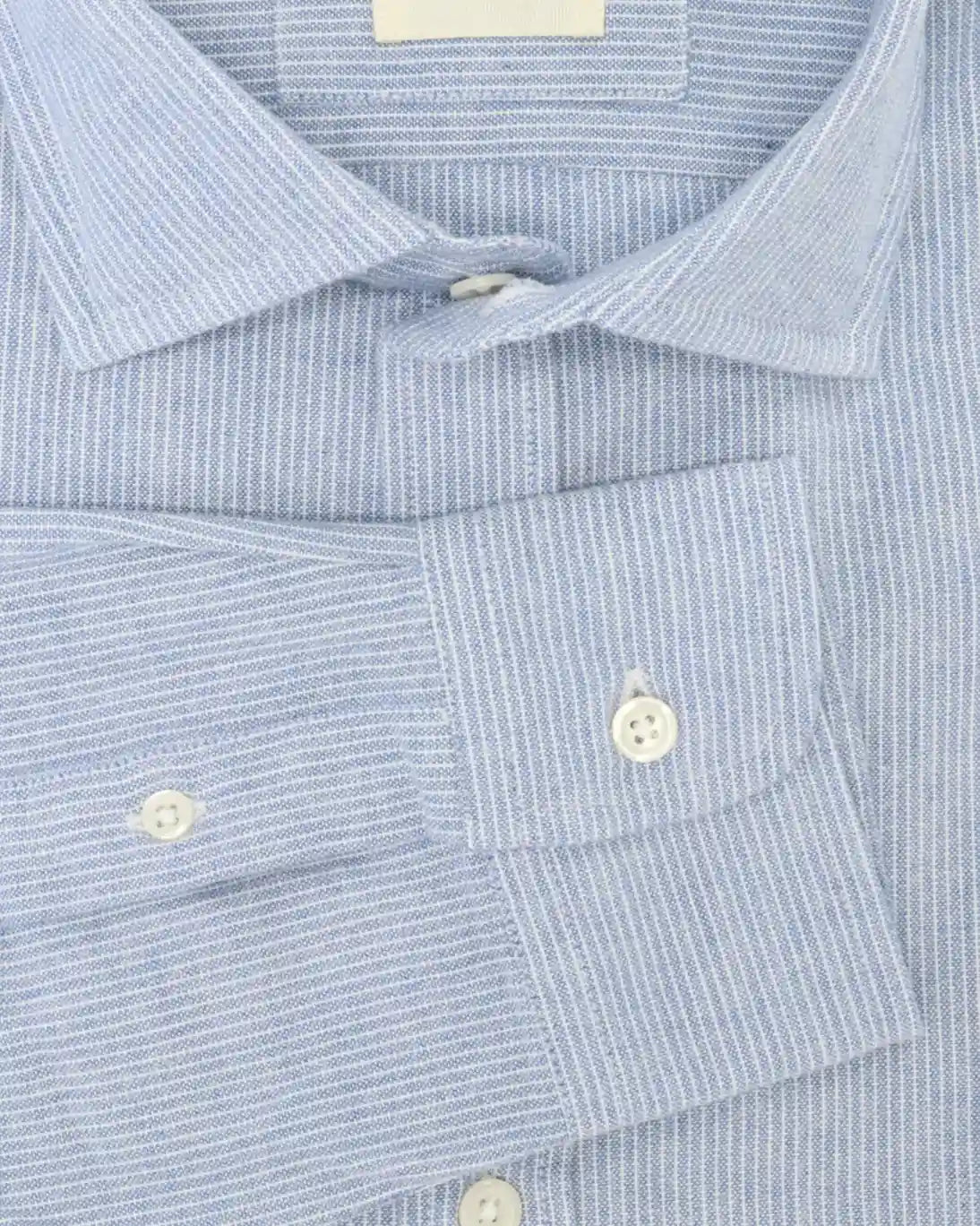 CAMISA AZUL DE RAYAS TWAY