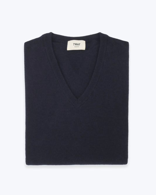 JERSEY DE PICO AZUL MARINO TWAY