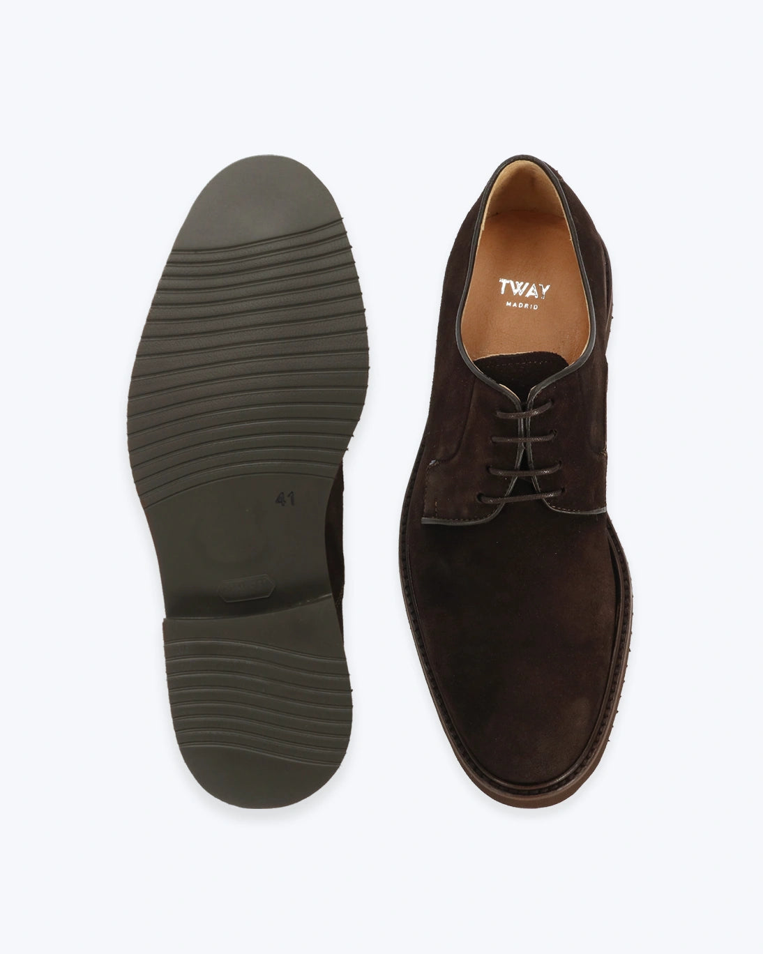 ZAPATOS DE CORDONES MARRONES TWAY