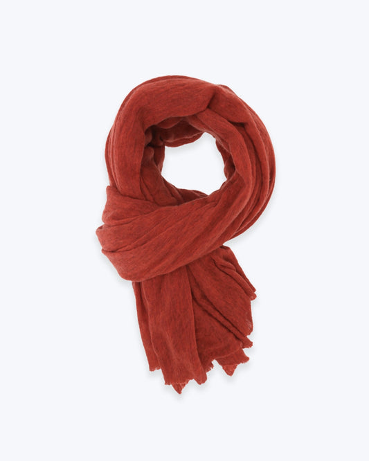 BUFANDA DE CASHMERE ROJA BOTTO GIUSEPPE