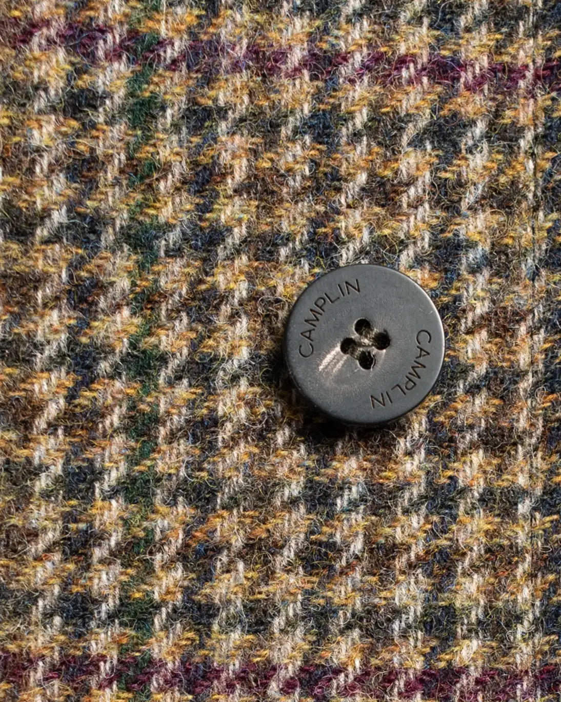 ABRIGO DE CUADROS MARRÓN OLIVA CAMPLIN