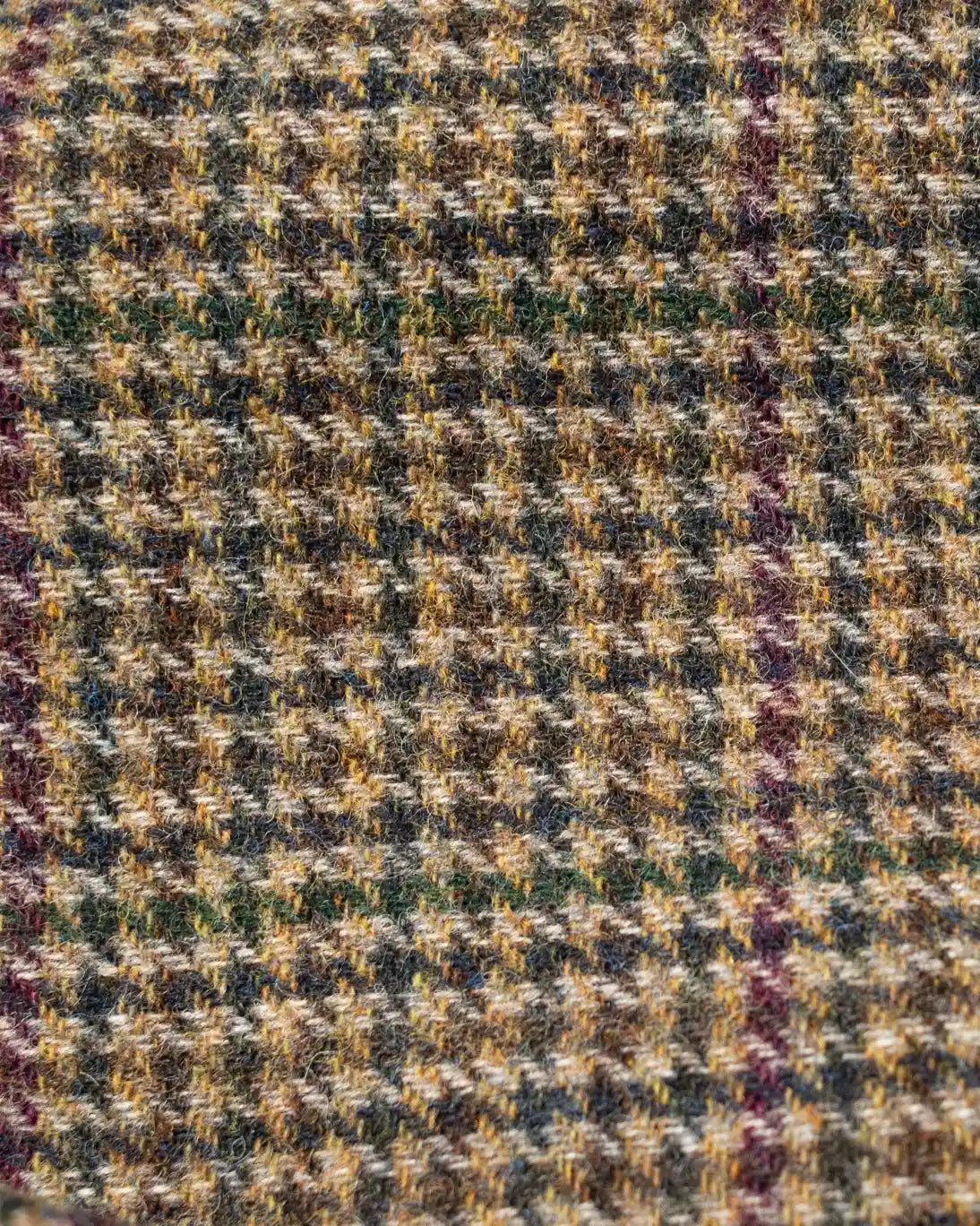 ABRIGO DE CUADROS MARRÓN OLIVA CAMPLIN