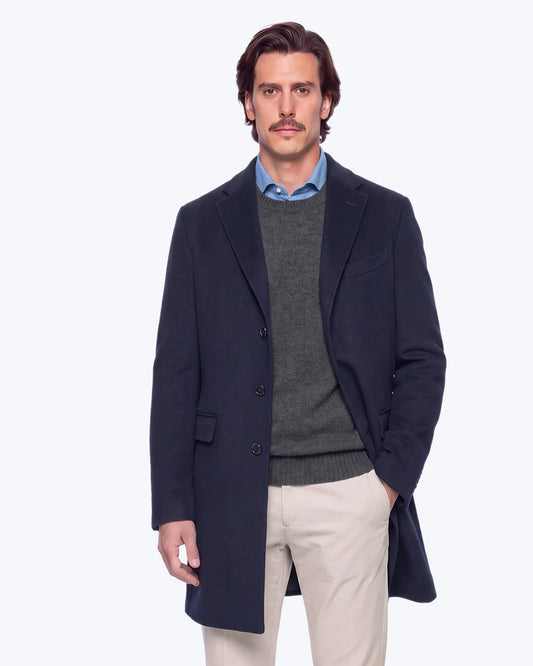 ABRIGO DE LANA NAVY PAOLONI