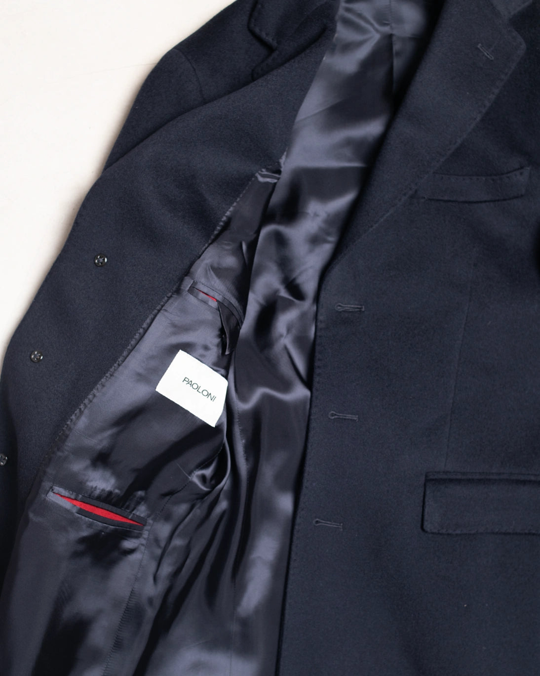 ABRIGO DE LANA NAVY PAOLONI