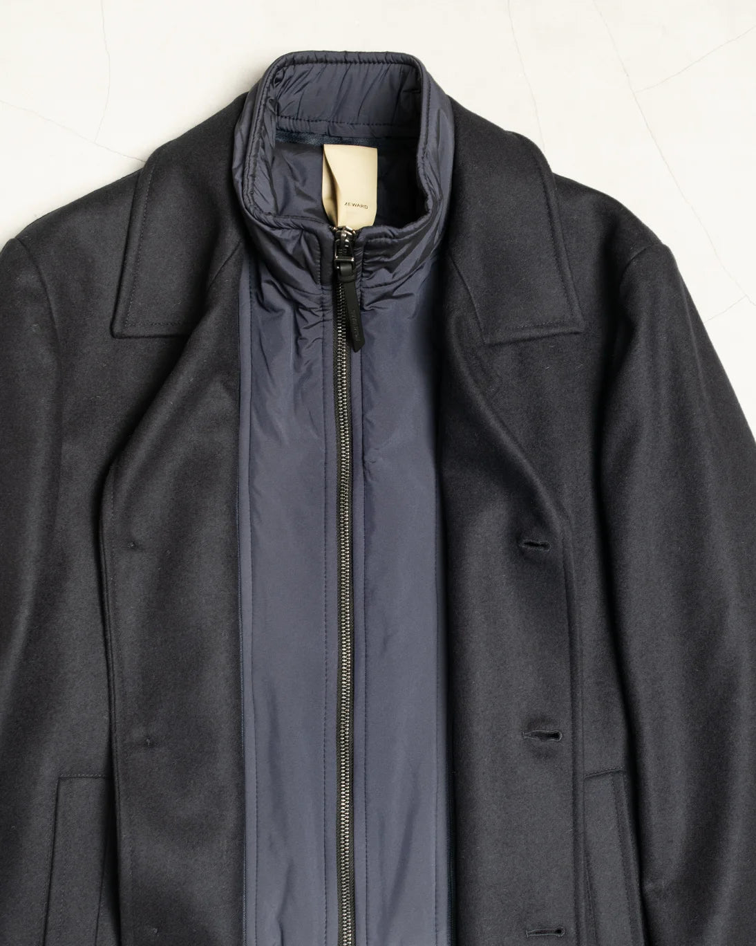 ABRIGO HOMEWARD CON CHALECO INTERIOR NAVY