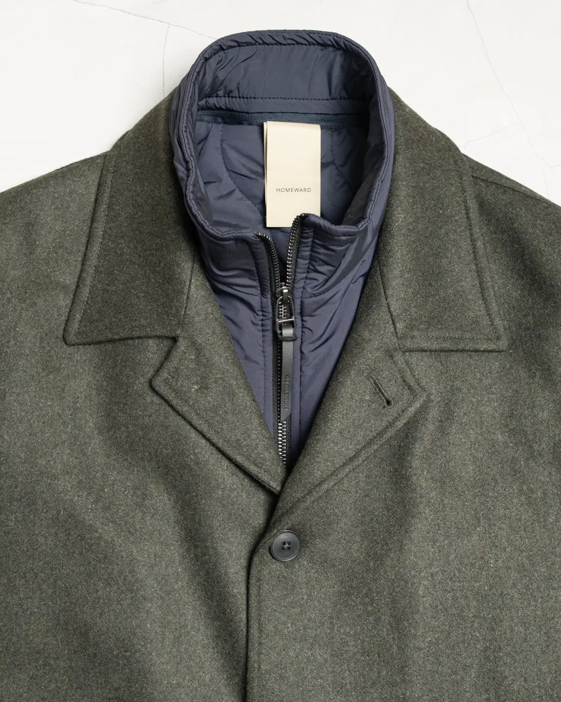 ABRIGO CON PETO ACOLCHADO VERDE HOMEWARD