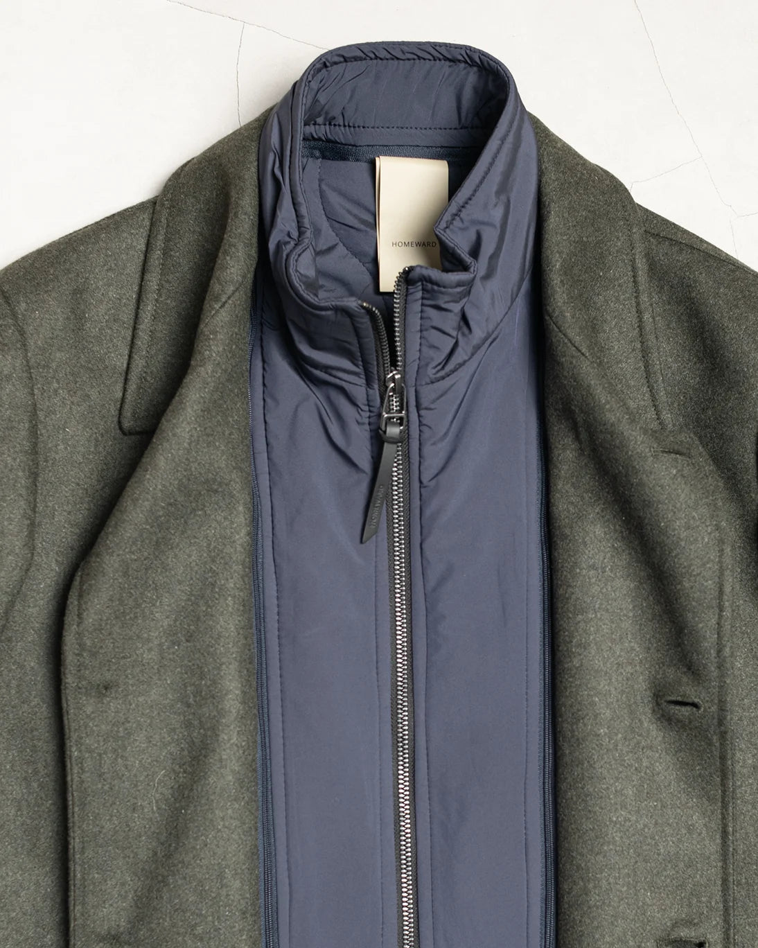 ABRIGO CON PETO ACOLCHADO VERDE HOMEWARD