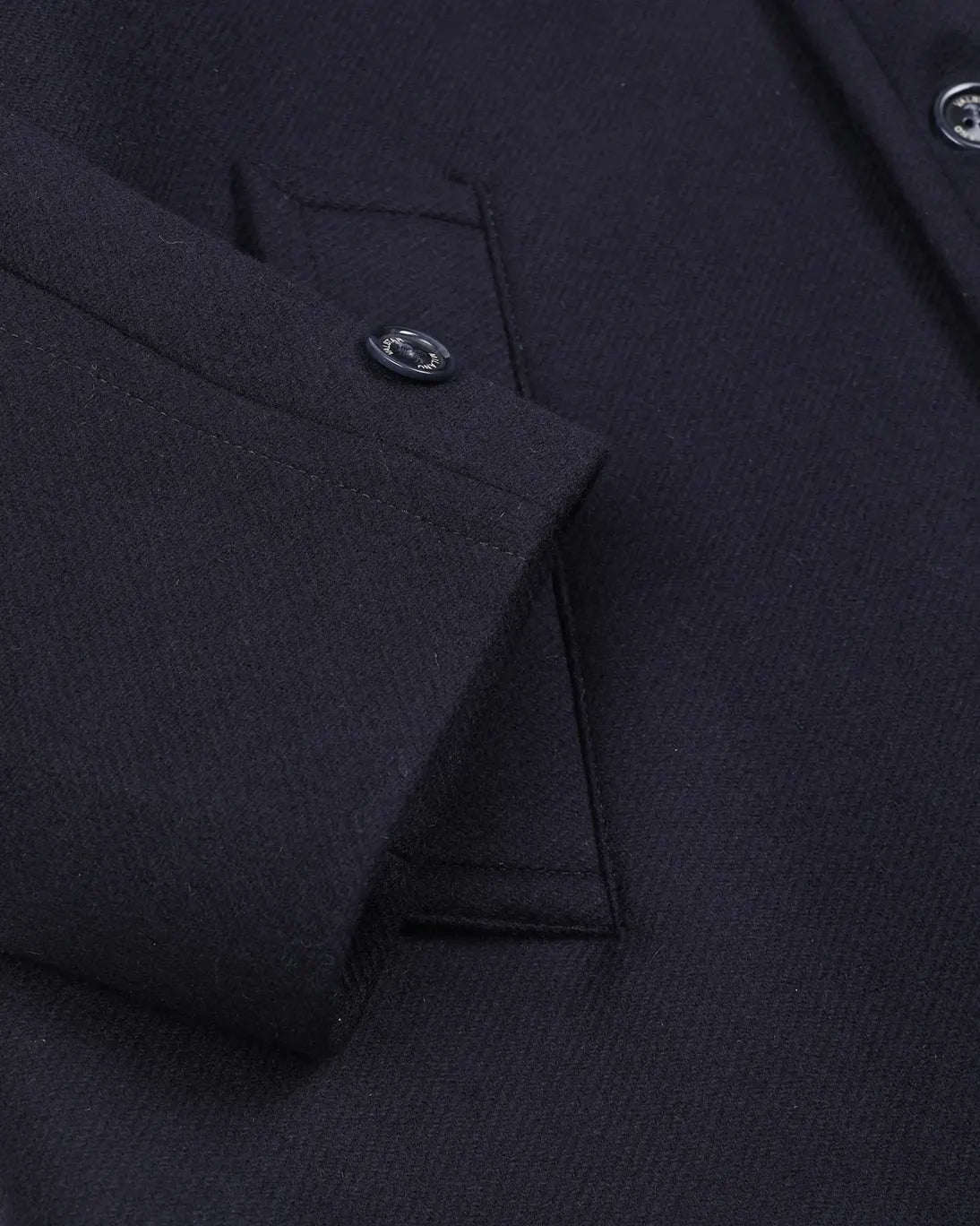 ABRIGO DE LANA NAVY VALSTAR