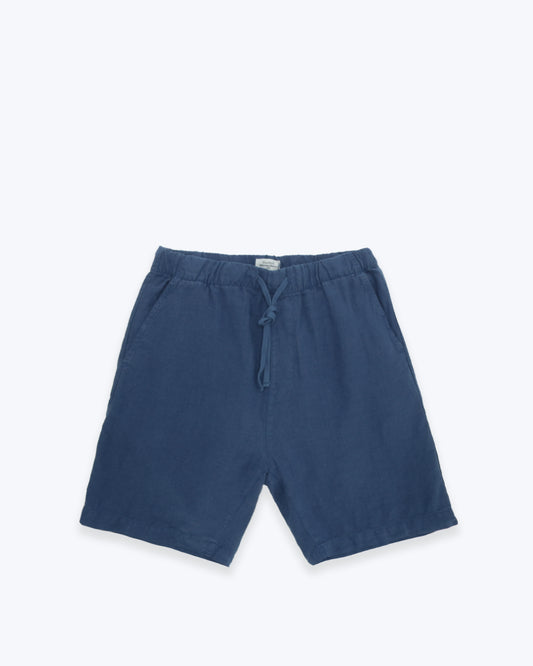 BERMUDAS DE LINO AZUL HARTFORD