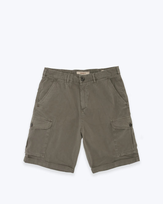 BERMUDAS TIPO CARGO VERDE OSCURO 40WEFT