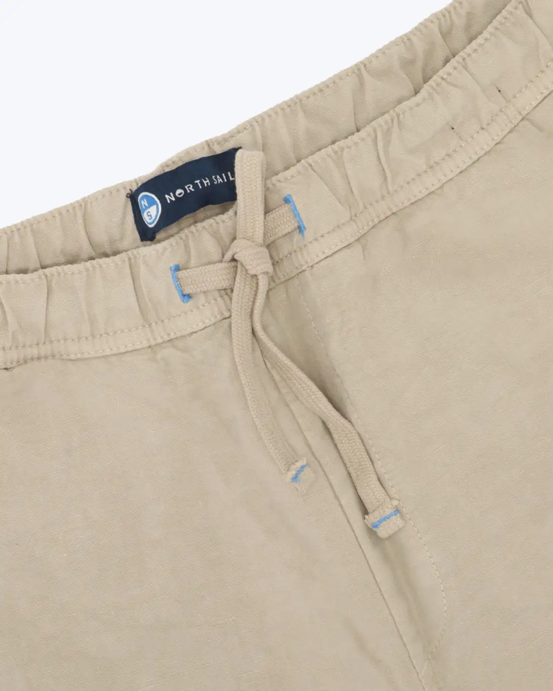 BERMUDAS BEIGE CON LINO NORTH SAILS