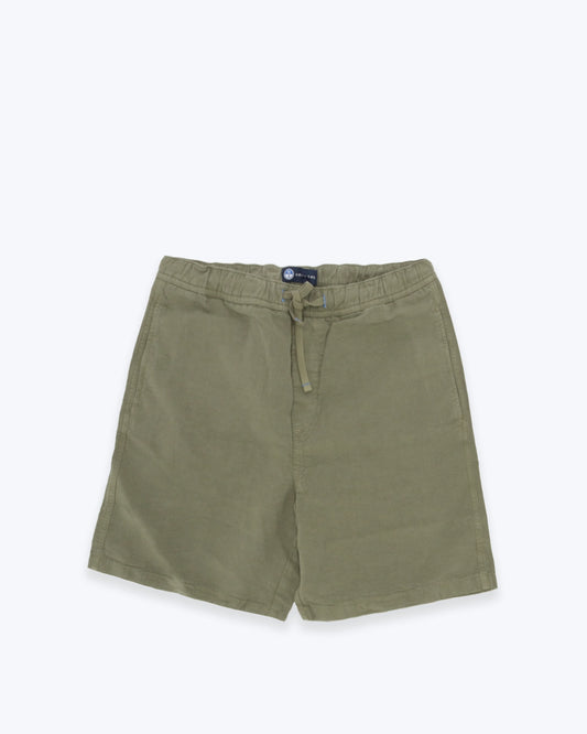 BERMUDAS VERDES CON LINO NORTH SAILS