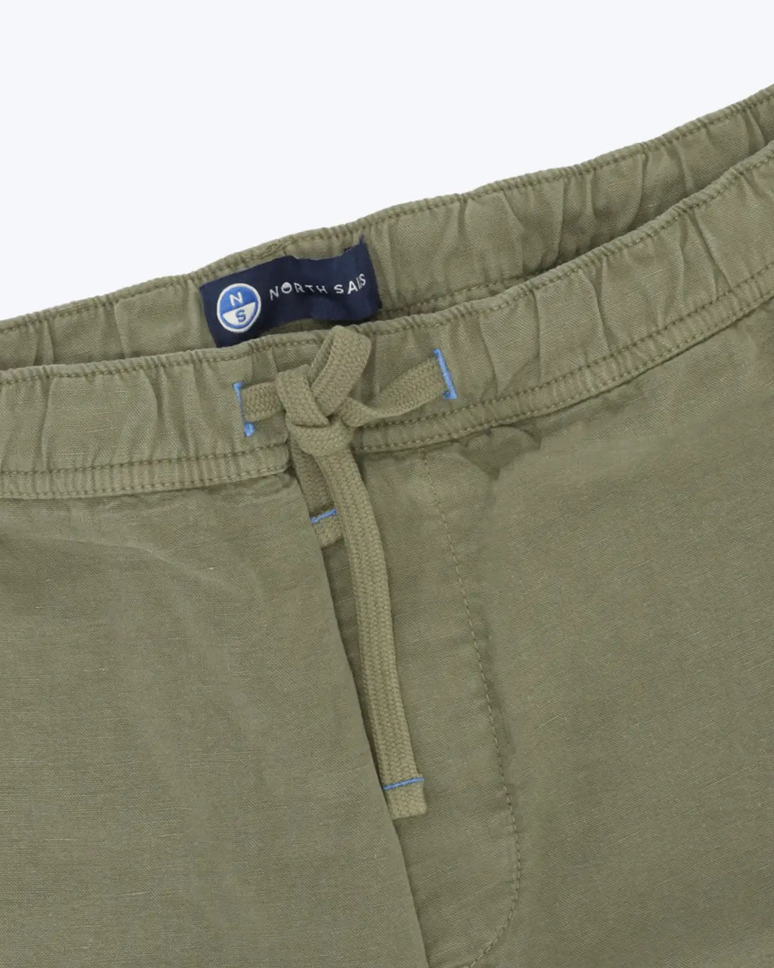 BERMUDAS VERDES CON LINO NORTH SAILS