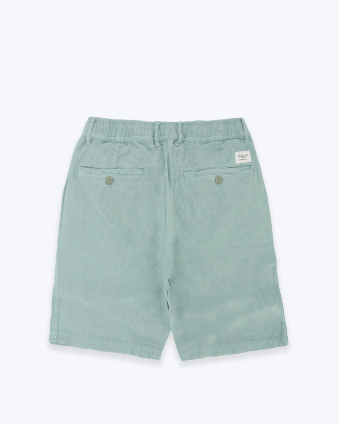 BERMUDAS DE LINO VERDE AGUA CALA 1789