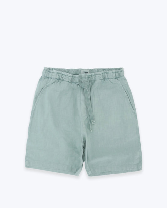 BERMUDAS DE LINO VERDE AGUA TWAY