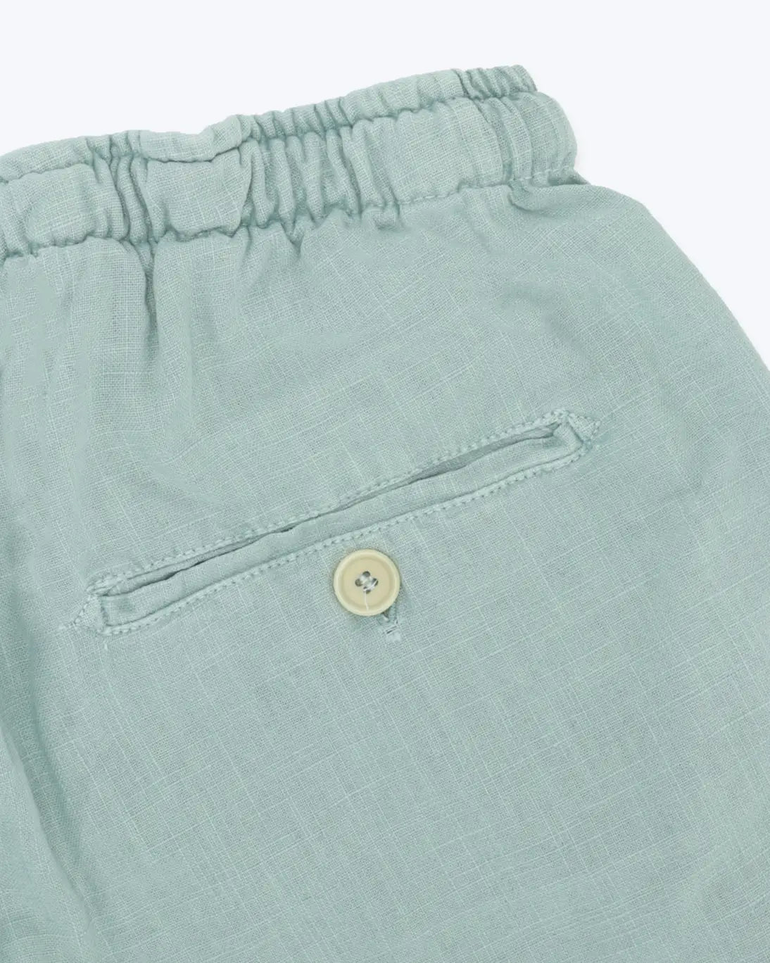 BERMUDAS DE LINO VERDE AGUA TWAY