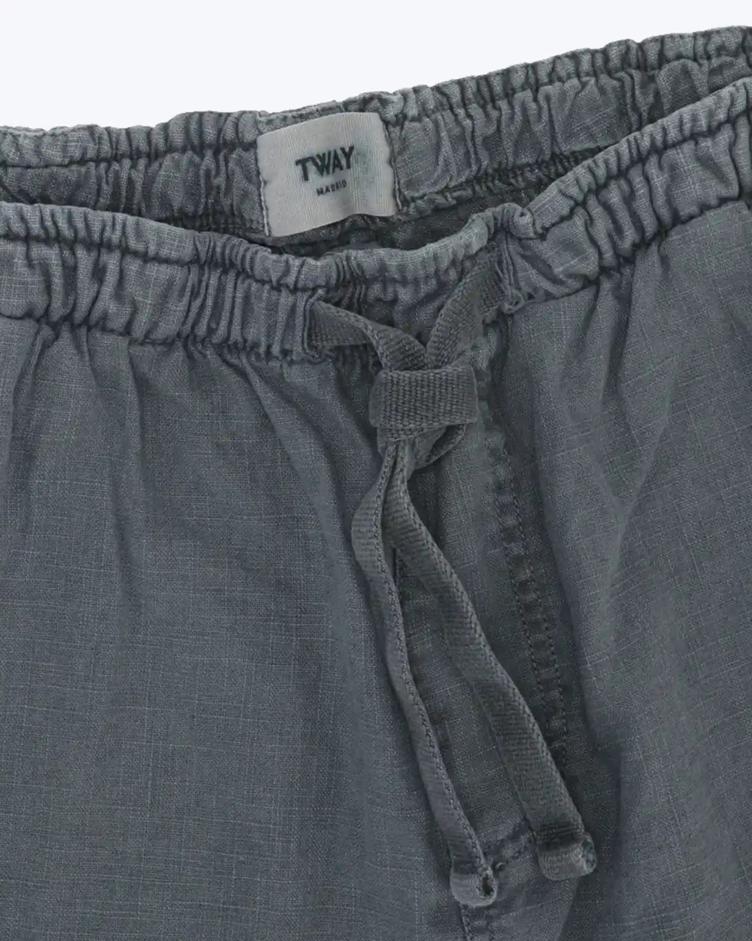 BERMUDAS DE LINO GRIS OSCURO TWAY