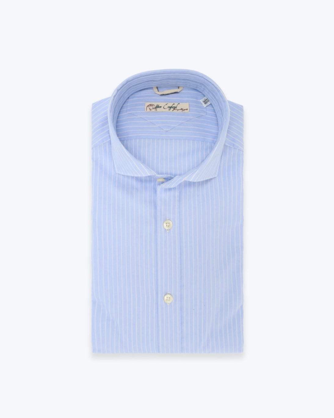 CAMISA AZUL CON RAYAS NEW ENGLAND