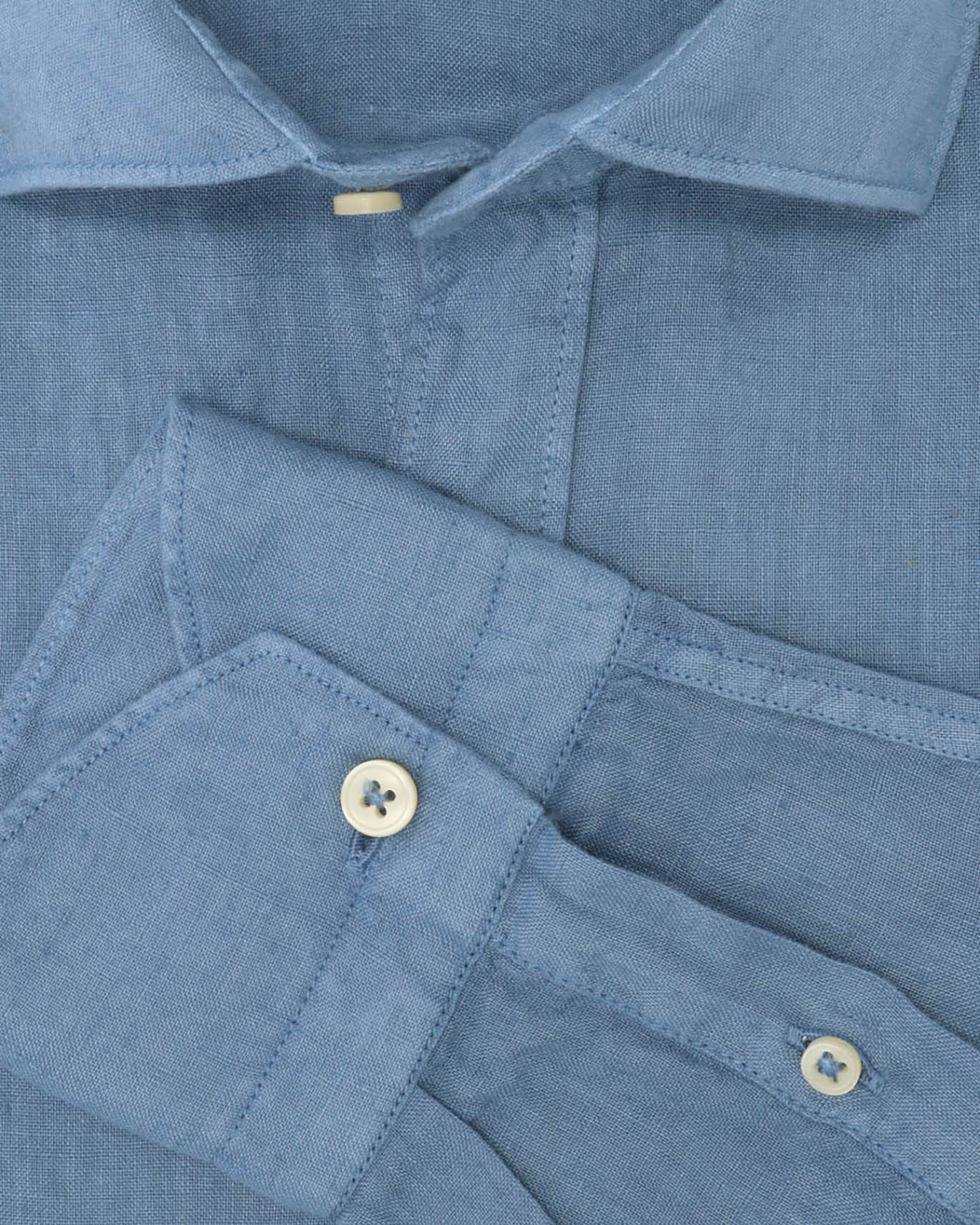 CAMISA LINO AZUL DENIM NEW ENGLAND