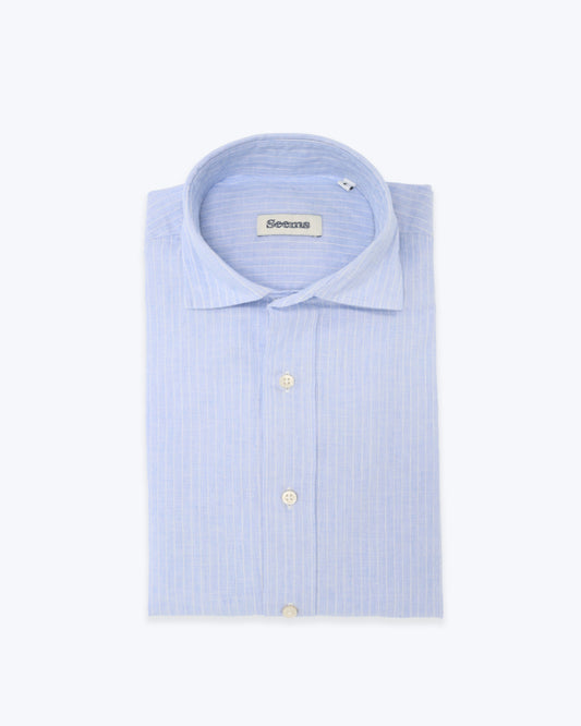 CAMISA SEEMS 1017/AZUL RAYA FINA BL. / 6