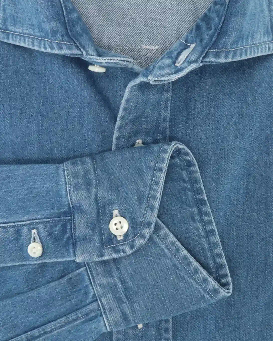 CAMISA GRUESA DENIM OSCURA BOLZONELLA