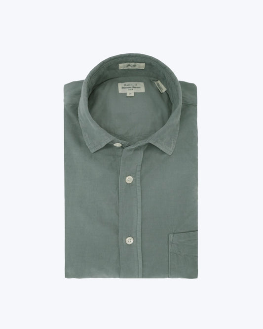 CAMISA VERDE DE MICROPANA HARTFORD