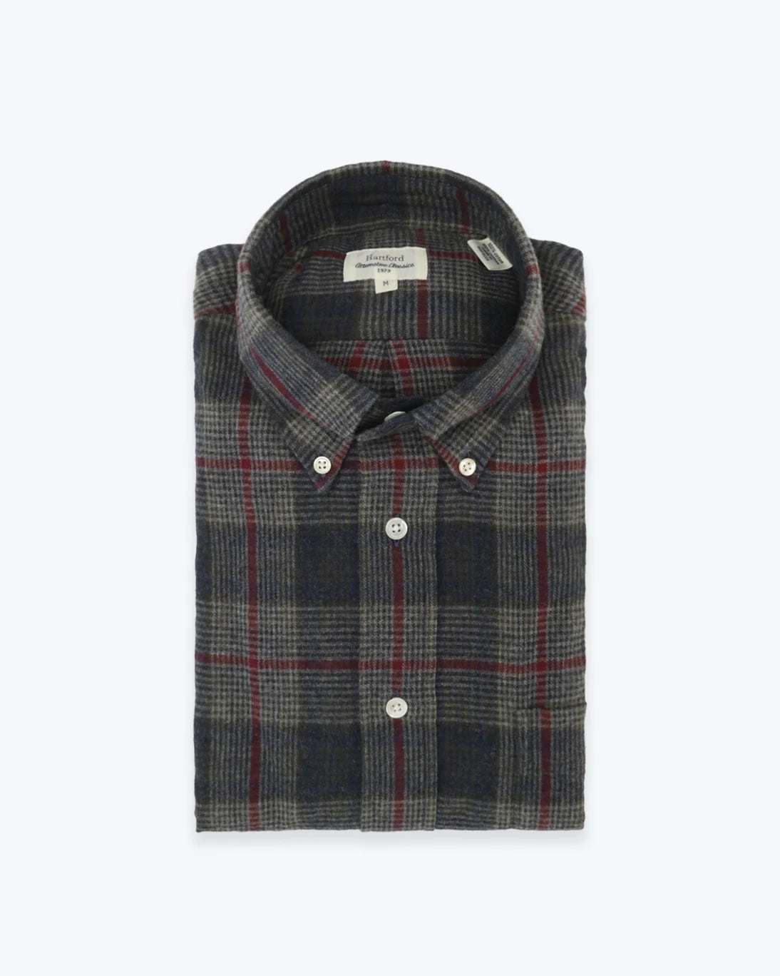 CAMISA ESCOCESA GRIS HARTFORD