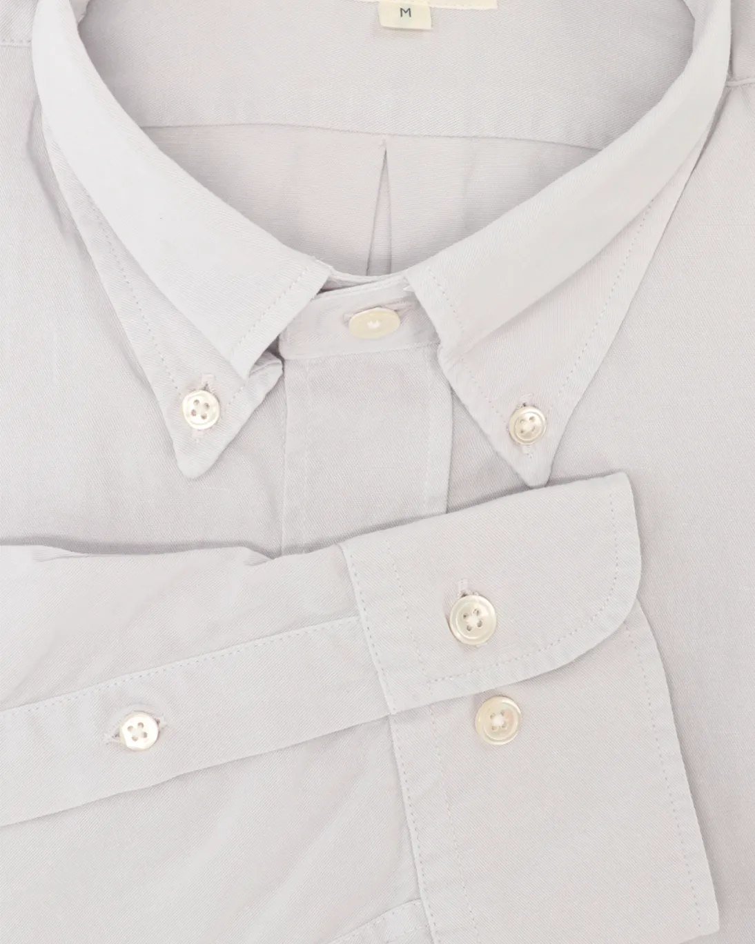 CAMISA CON CUELLO ABOTONADO GRIS CLARO HARTFORD