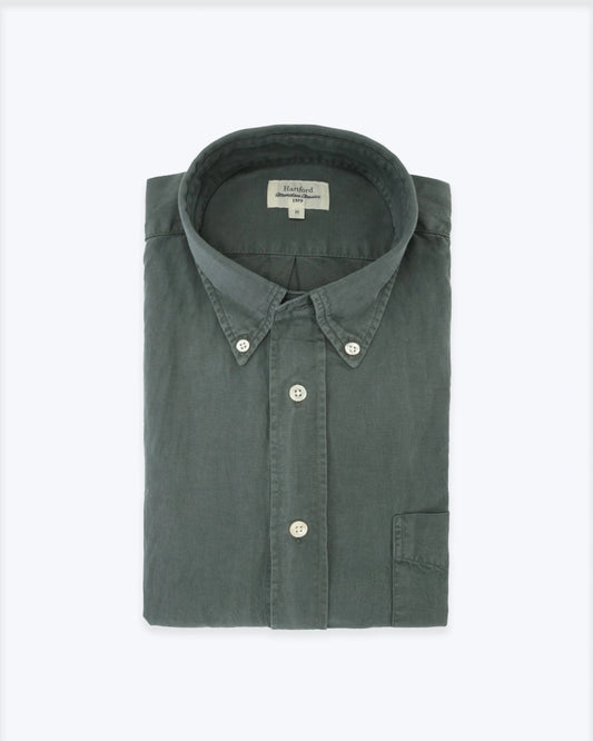 CAMISA VERDE  CON BOLSILLO HARTFORD