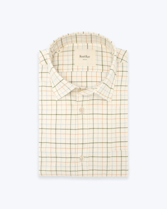 CAMISA DE CUADROS CON BOLSILLO KOIKE