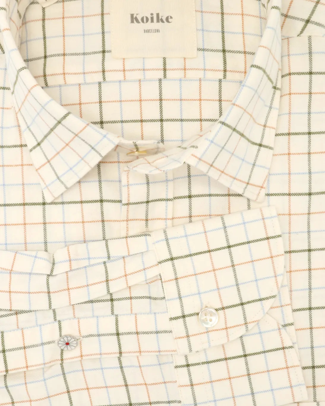 CAMISA DE CUADROS CON BOLSILLO KOIKE