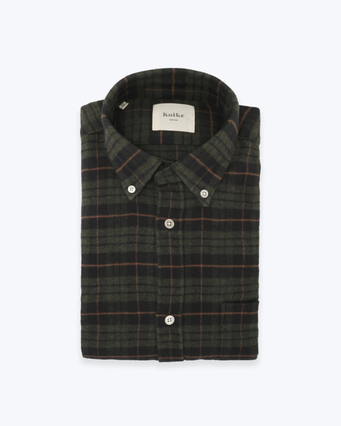 CAMISA ESCOCESA CON CUELLO ABOTONADO  KOIKE